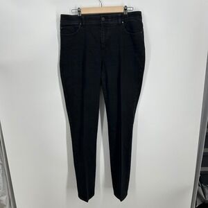 Chicos Fabulously Slimming Black‎ Skinny Jeans Womens Size 2 Regular High Rise